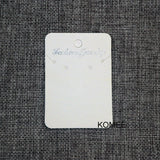 30pcs Necklace Earring Card for Jewelry Display Packaging DIY