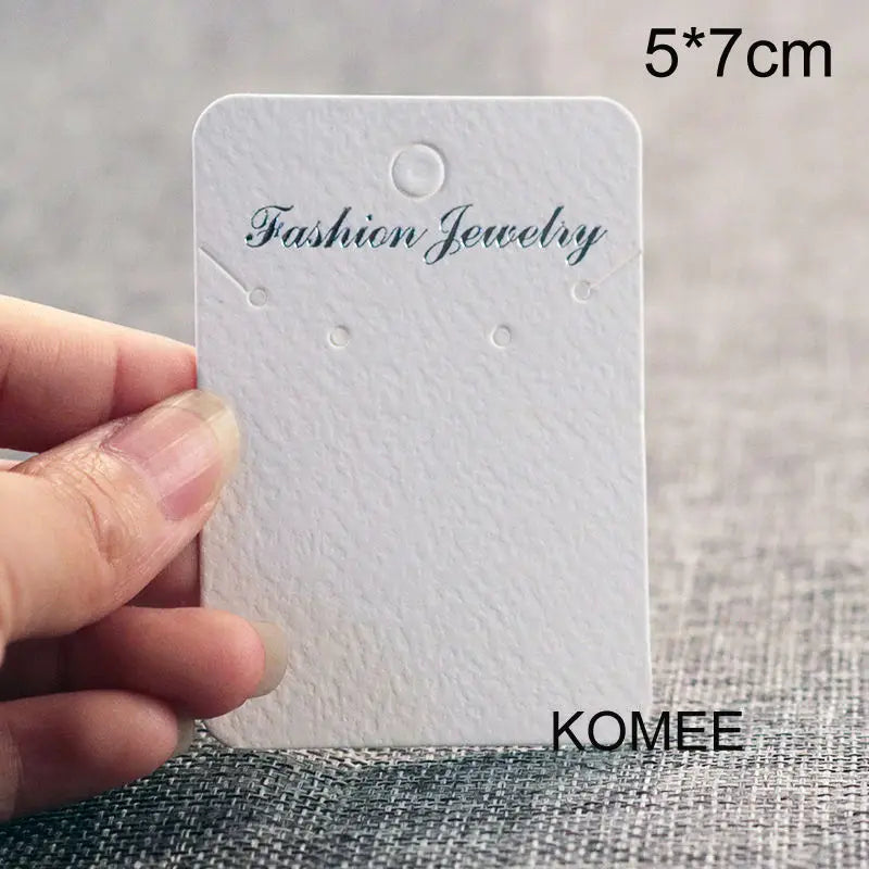 30pcs Necklace Earring Card for Jewelry Display Packaging DIY