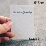 30pcs Necklace Earring Card for Jewelry Display Packaging DIY