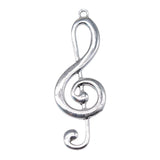 30pcs 61x22mm Big Musical Note Charms For Jewelry Making