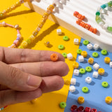 30pcs 6x9mm Colorful Tube Glass Beads DIY Jewelry Making