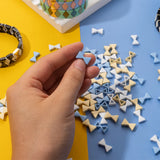 30pcs 8*13mm Bow Shape Enamel Beads for Jewelry Making