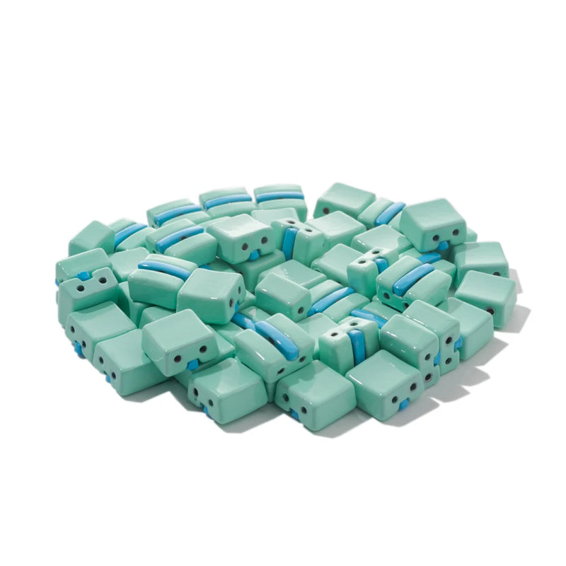 30pcs 8*8MM Square Beads for Jewelry Making Boho Bracelet Needle Work