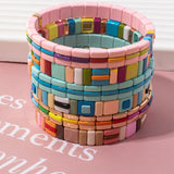 30pcs 8*8MM Square Beads for Jewelry Making Boho Bracelet Needle Work