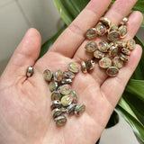 30pcs 8*9 MM Alloy Virgin Mary Charms Bracelets Spacers DIY Silver Beads