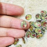 30pcs 8*9 MM Alloy Virgin Mary Charms Bracelets Spacers DIY Silver Beads