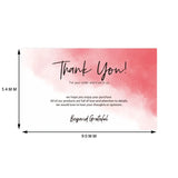 30pcs Small Business Thank You Cards 9x5.4cm Gift Packaging Supplies