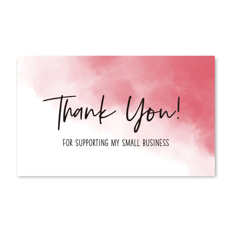 30pcs Small Business Thank You Cards 9x5.4cm Gift Packaging Supplies