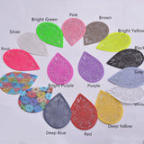 30pcs Filigree Water Drop Charm Brass Teardrop Pendant DIY Earring findings