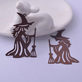 30pcs Halloween Witch Charms Sorceress Pendant Earring Findings