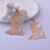 30pcs Halloween Witch Charms Sorceress Pendant Earring Findings