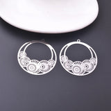 30pcs Flower Basket Charms 39mm*41mm AB2698