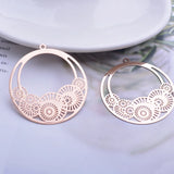 30pcs Flower Basket Charms 39mm*41mm AB2698