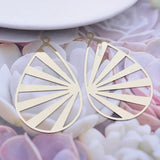 30pcs Red Thin Charms Metal Brass Pendant Earring Findings