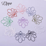 30pcs Brass Flower Charms 30*30mm DIY Jewelry Accessories