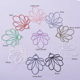 30pcs Brass Flower Charms 30*30mm DIY Jewelry Accessories