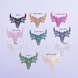 30pcs AB6215 28*29mm Cattle Skull Charms OX Horns Pendant Bull Charm Earring