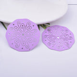 30pcs AB6583 40mm Big Metal Brass Thin Pendant Earring Findings