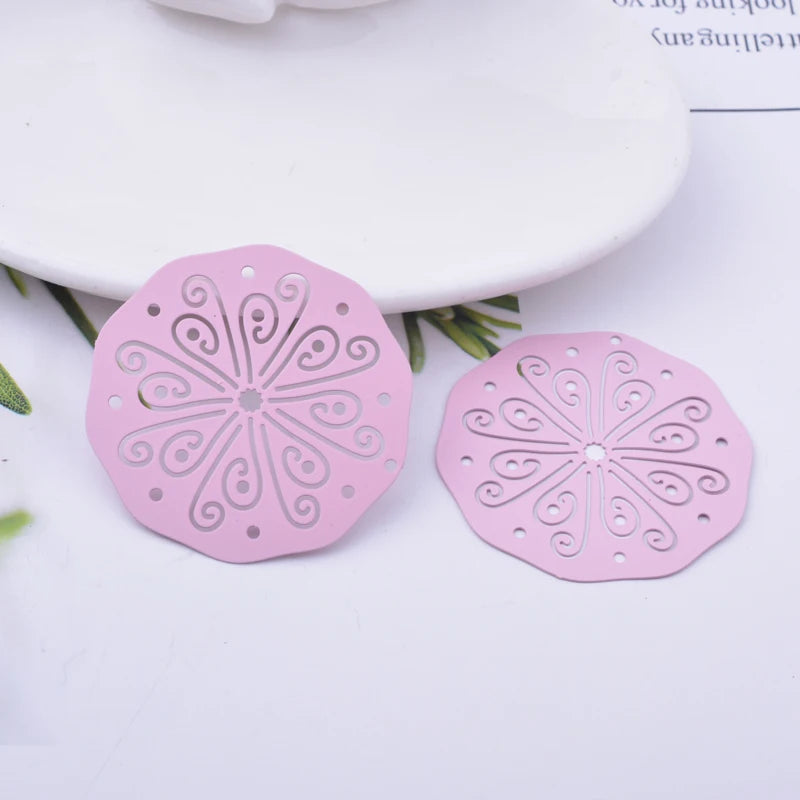30pcs AB6583 40mm Big Metal Brass Thin Pendant Earring Findings