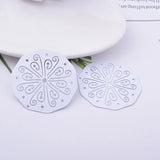 30pcs AB6583 40mm Big Metal Brass Thin Pendant Earring Findings