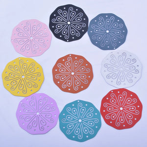 30pcs AB6583 40mm Big Metal Brass Thin Pendant Earring Findings