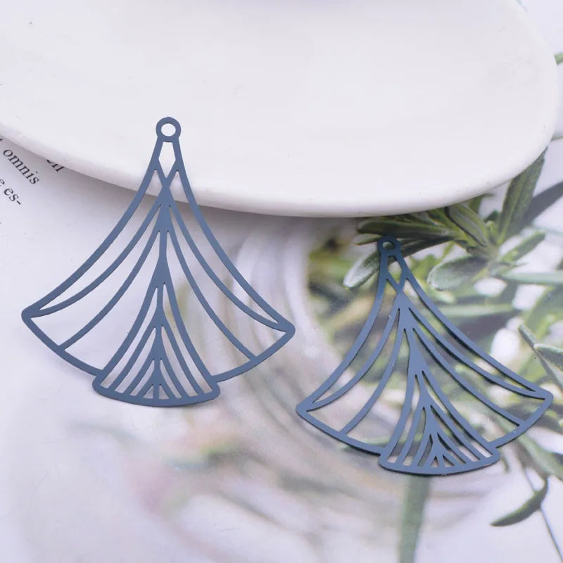 30pcs Bohemia Style Brass Charms Silver Pendant DIY Jewelry Findings