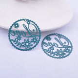 30pcs AB6633 35mm Brass Love Charms Pendant DIY Jewelry Earring Findings