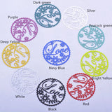 30pcs AB6633 35mm Brass Love Charms Pendant DIY Jewelry Earring Findings