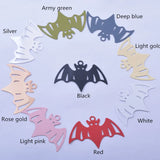 30pcs Halloween Charms Brass Rose Silver Bat Pendants 27*41mm for Jewelry Making