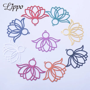 30pcs AD3270 Angel Charms Pendant DIY Jewelry Earring Making Accessories