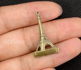 30pcs Eiffel Tower Charm Pendant Antique Bronze 2 Sided 5x18x32mm