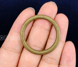 30pcs Antique Bronze Love Dream Hope Trust Circle Charms 36mm