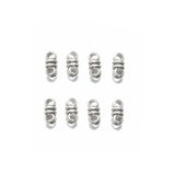 30pcs Antique Double Hole Spacer Beads for DIY Leather Cords Bracelet
