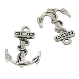 30pcs Tibetan Silver Sailing Nautical Charms Pendant 34x25mm