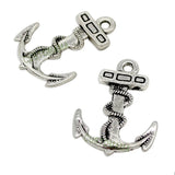 30pcs Tibetan Silver Sailing Nautical Charms Pendant 34x25mm