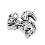 30pcs Antique Tibetan Silver 3D Squirrel Charms Pendant