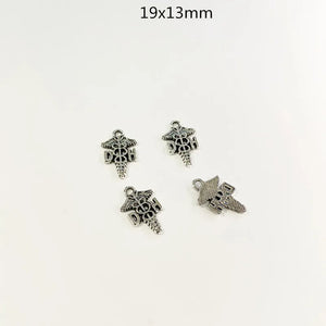 30pcs Dental Pendants for DIY Jewelry Making, Charms Necklace Bracelet Keychain