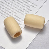 30pcs Big Hole Natural Wooden Beads Spacer Ball Round Loose Beads