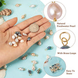 30pcs/Box Baroque Pearl Pendants Freshwater Irregular Pendant DIY Jewelry Making