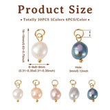 30pcs/Box Baroque Pearl Pendants Freshwater Irregular Pendant DIY Jewelry Making