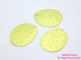 30pcs Hammered Irregular Brass Earrings Charms R398