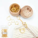 30pcs Cat Ears Metal Needle Clip Stitch Markers Crochet Latch Knitting