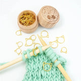 30pcs Cat Ears Metal Needle Clip Stitch Markers Crochet Latch Knitting