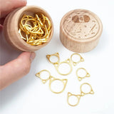 30pcs Cat Ears Metal Needle Clip Stitch Markers Crochet Latch Knitting