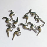 30pcs Kangaroo Mom Charms for Jewelry Making DIY Necklace Earring Accessories