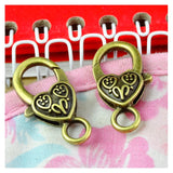 30pcs Charms Lobster clasp Antique Bronze Key chain DIY Jewelry Findings