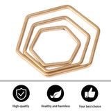 30pcs Stainless Steel Hex Pendants for Lady Girl Woman