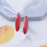 30pcs Copper Silver Enamel Charms for Jewelry Making
