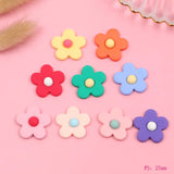 30pcs Flowers Resin Ornament DIY Craft Supplies Art Decoration