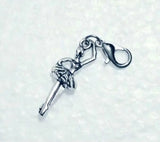 30pcs Ballerina Girl Dangle Charms DIY Jewelry Making